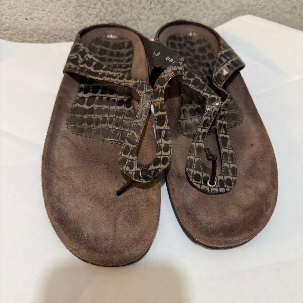 Donald Pliner  Sandals snake print size 8.5 - Picture 2 of 10